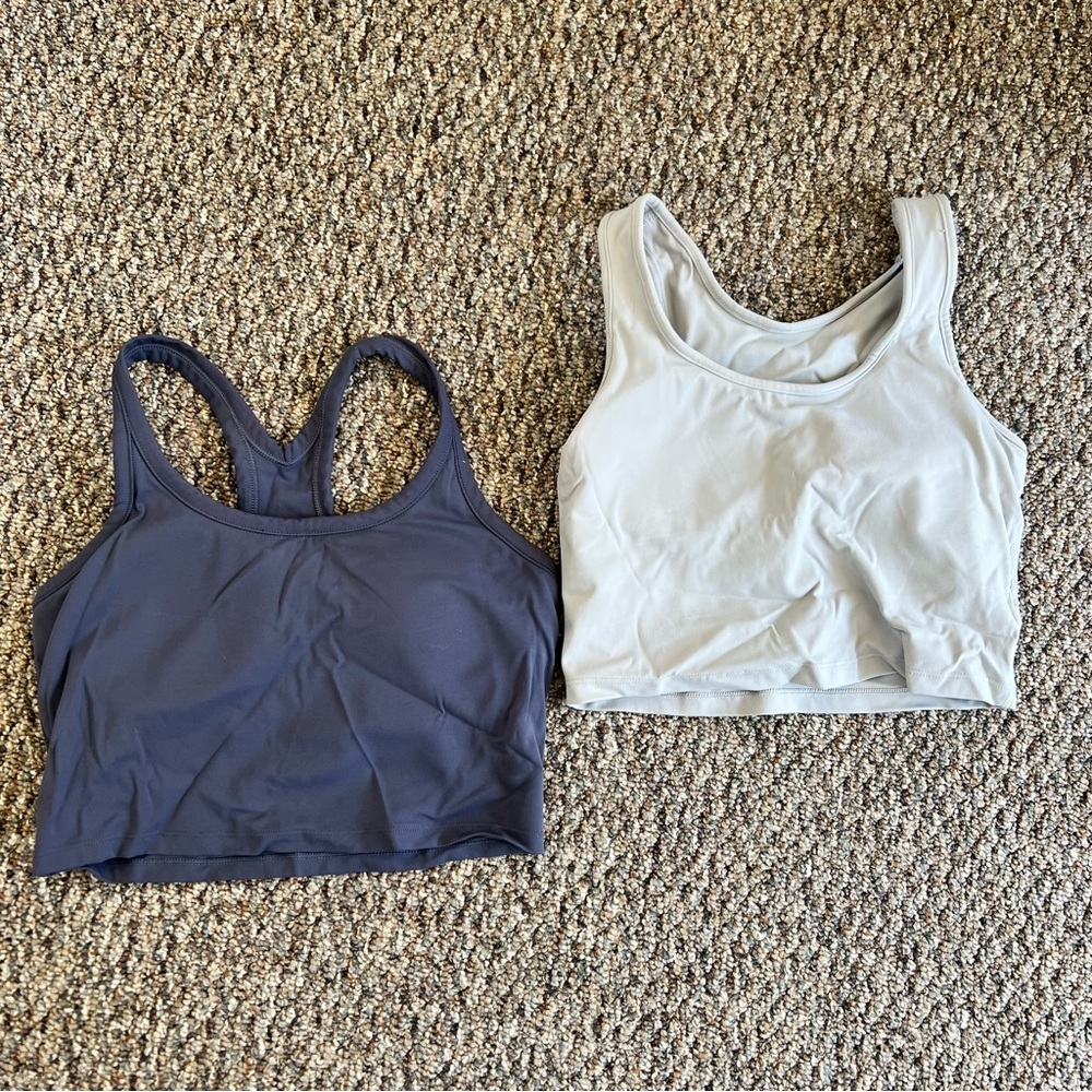 Set of Two Workout Crop Tops